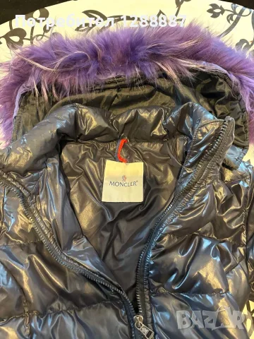 Пухена зимно яке Moncler 9-10г., снимка 2 - Якета - 56614858