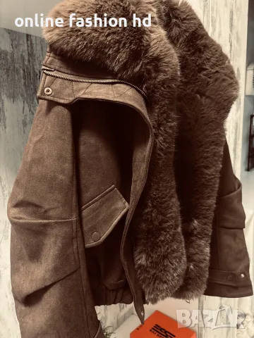 Дамско яке с пух, снимка 4 - Якета - 56619576
