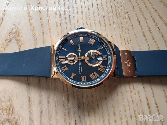 Мъжки луксозен механичен часовник Ulysse Nardin Marine Chronograph 