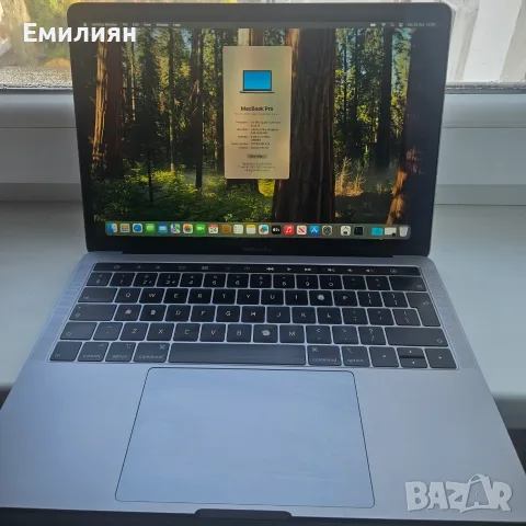 Macbook Pro 13 2019, TouchBar, QuadCore, Mac Os 15, много добро състояние