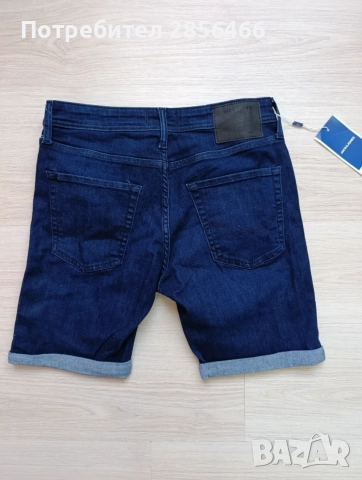Мъжки къси дънки Jack&Jones размер M, снимка 5 - Къси панталони - 56700742