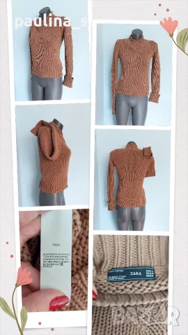 Четири броя / Памучен пуловер / Суичър "Zara" basic, "TCM", "ONLY" , снимка 2 - Блузи с дълъг ръкав и пуловери - 27266449