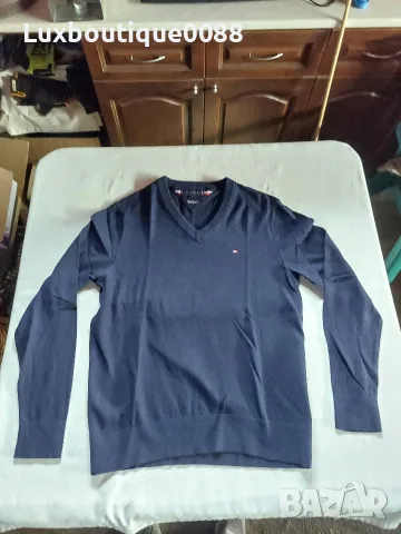 Мъжки пуловер Tommy Hilfiger M, снимка 2 - Пуловери - 56702781