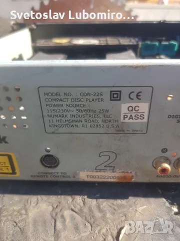 Compact disc player Numark , снимка 2 - Аудиосистеми - 56598085
