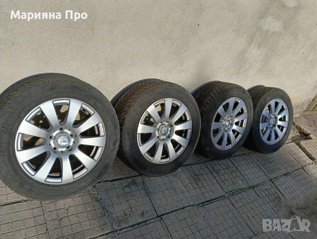 Оригинални лети джанти Mercedes E класа W212 16 цола + зимни гуми 225/55 R16