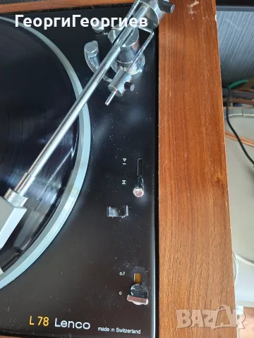 LENCO L 78 turntable. , снимка 5 - Грамофони - 56632771