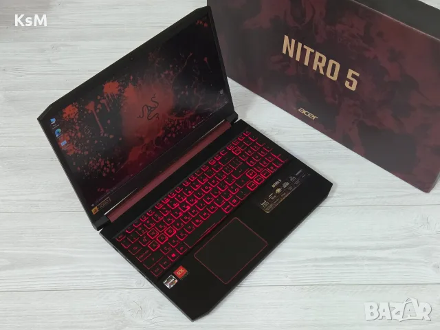 Ryzen 5| RX560X | 8GB | 512GB| IPS FHD|  лаптоп acer nitro 5 ацер нитро 5 laptop gaming гейминг