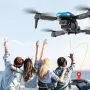 Сгъваем мини дрон E99 PRO K3 с двойна 4K камера, снимка 2