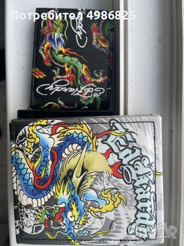 Ed Hardy Оригинален Портофел, снимка 4 - Портфейли, портмонета - 56613177