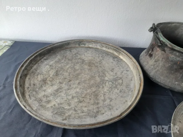 Стара медна посуда, снимка 4 - Антикварни и старинни предмети - 56601997