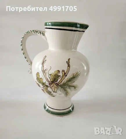 Керамична голяма ваза, снимка 3 - Вази - 56745021