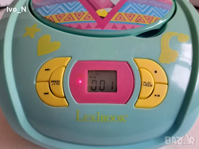 Lexibook RCD 108 /FM радио /CD /MP3 /USB /AUX., снимка 2 - Радиокасетофони, транзистори - 56748236