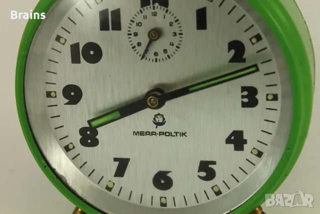 Ретро Полски Будилник MERA-POLTIK, снимка 3 - Антикварни и старинни предмети - 56604628