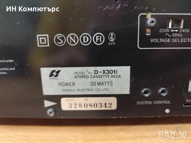 Продавам дек Sansui D-X301i, снимка 12 - Декове - 56648845