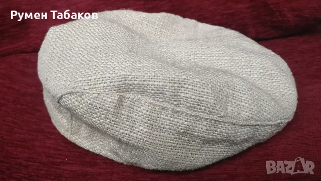 Малка шапка от лен, снимка 4 - Шапки - 56717592