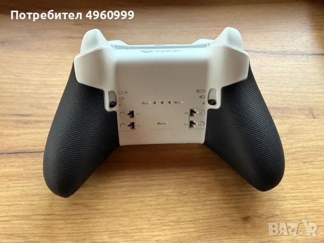 Като Нов! Контролер Microsoft-Xbox Elite Controller Series 2 Core Бял, снимка 3 - Аксесоари - 56601441