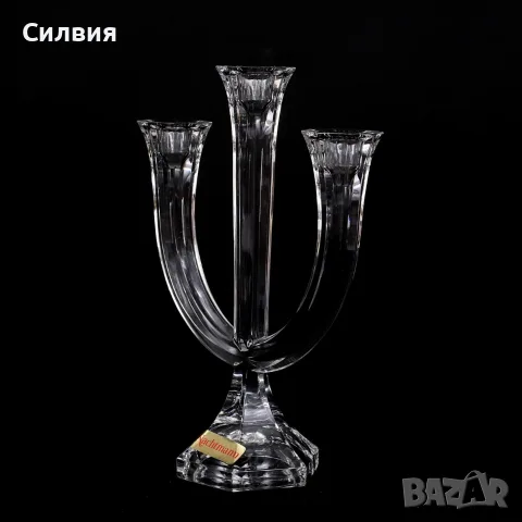 Кристален свещник Nachtmann , снимка 3 - Декорация за дома - 56579262