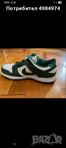 Nike dunk low Spartan green, снимка 3 - Кецове - 56593110