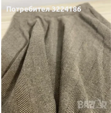 НОВА! Зимна разкроена пола, размер ХS/S, снимка 4 - Поли - 56724653
