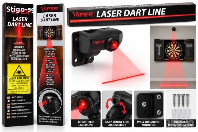 Нова Лазерна Линия за Дартс Viper Laser Dart Line (Маркер за Хвърляне)

💰 Цена:
