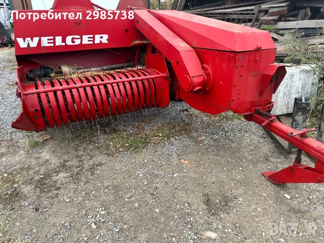 Балировачка/сламопреса Welger ap45, снимка 4 - Селскостопанска техника - 56629582