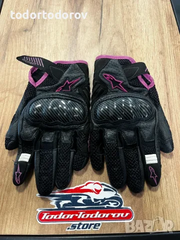 Дамски мото ръкавици ALPINESTARS SMX-1 AIR,размер S,карбонови протектори,като нови 39.90 €