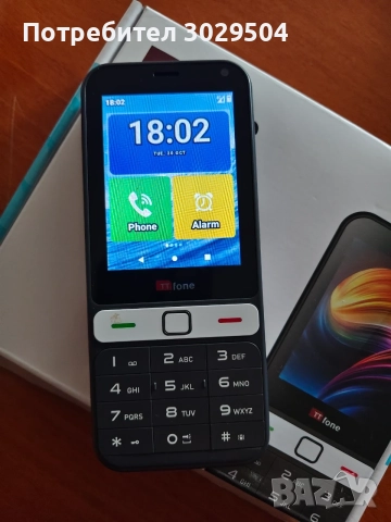 Телефон (с Андроид) TTfone 280, снимка 4 - Телефони с две сим карти - 56614446