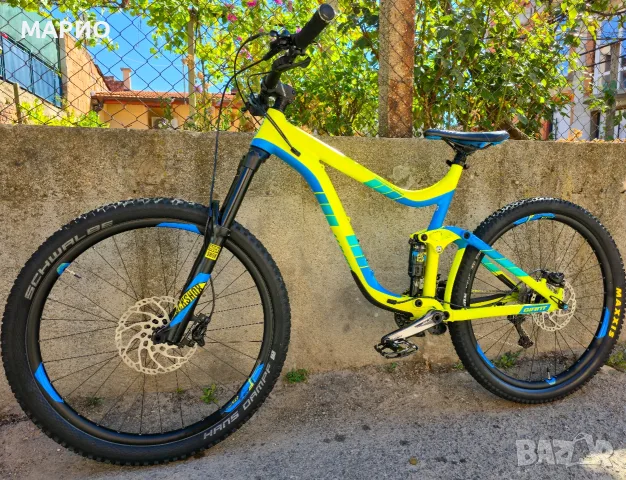 Като нов Giant Reign 27.5 M/L размер 2х10 Deore Full Rockshox suspension Алуминиев велосипед мекица