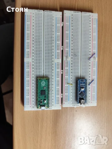 Комплекти за роботика: Raspberry Pi Pico и Arduino Nano с бредбордове