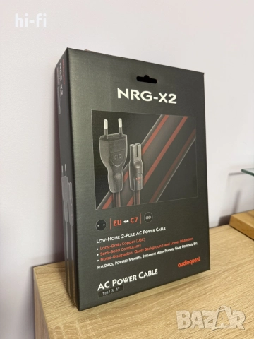 AudioQuest NRG-X2 / Аудио захранващ кабел, снимка 2 - Ресийвъри, усилватели, смесителни пултове - 56750381
