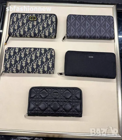 Dior ✨ Prada ✨ Fendi ✨ Gucci естествена кожа портмоне