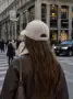 Пухена шапка с козирка Celine, снимка 4