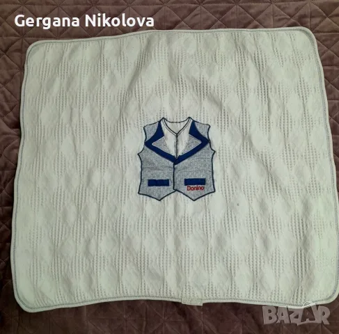 Бебешка хавлия 100/100см. с качулка, снимка 3 - За банята - 29967210