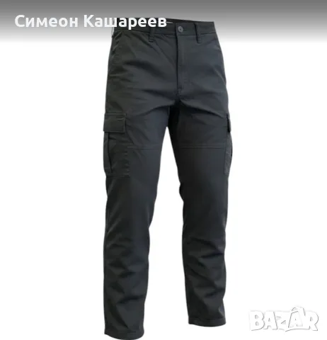 Юношески карго панталон Name It Ryan, Черен, снимка 5 - Детски панталони и дънки - 56708578