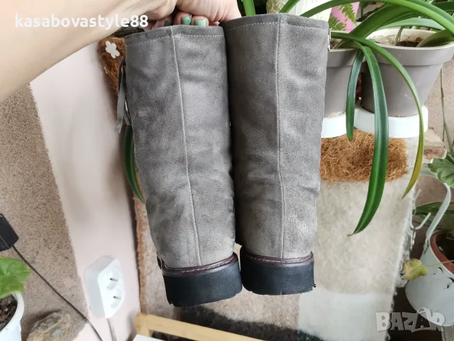 Ботуши Wear light Естествен велур 39н., снимка 7 - Дамски ботуши - 56685558