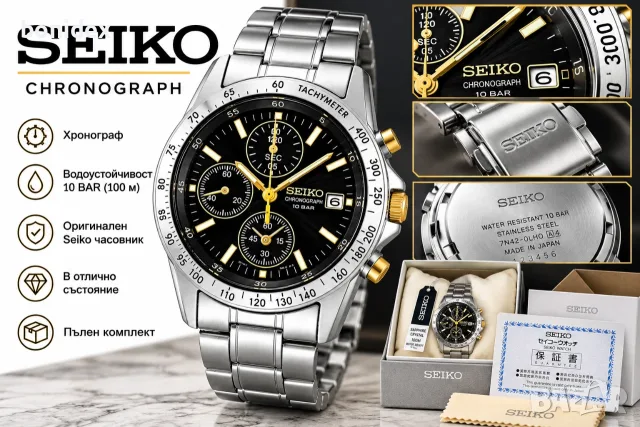 Seiko Chronograph-Мъжки.. Нов-Лимитирана серия 