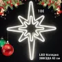 Светеща коледна LED звезда, 52 см, снимка 3