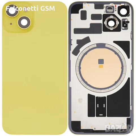 Цял заден капак за iPhone 14 – Premium High Class – Yellow