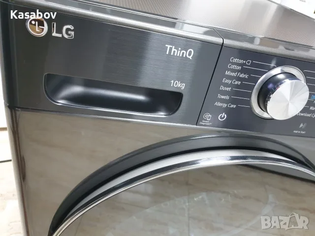 UK - 10кг - Wi-Fi - LG ThinQ Сушилня с Термопомпа Черна Графит