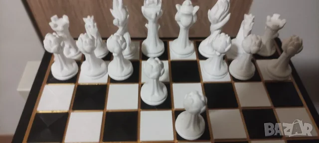 Мини шах за игра с чекмеджета, снимка 3 - Настолни игри - 56727362
