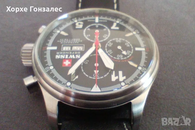 Swiss Defender Chronograph ETA7750, снимка 3 - Мъжки - 56719048