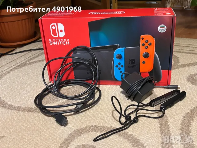 Nintendo Switch V2 + аксесоари , снимка 12 - Nintendo конзоли - 56749413