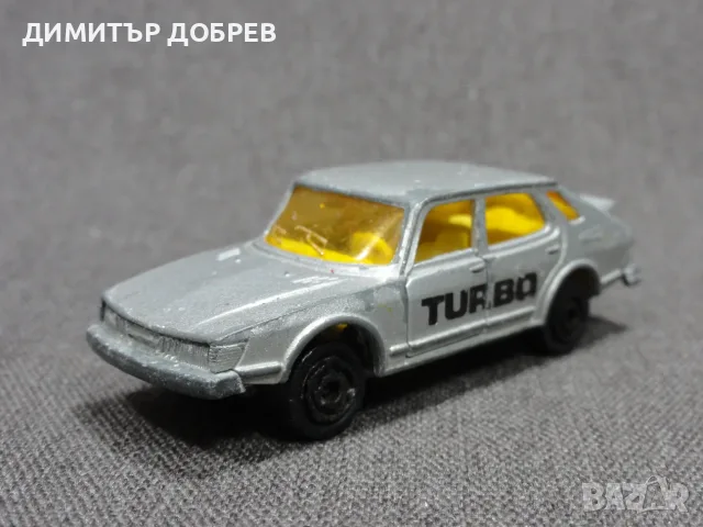 СТАРА РЕТРО МЕТАЛНА КОЛИЧКА SAAB TURBO MAJORETTE FRANCE