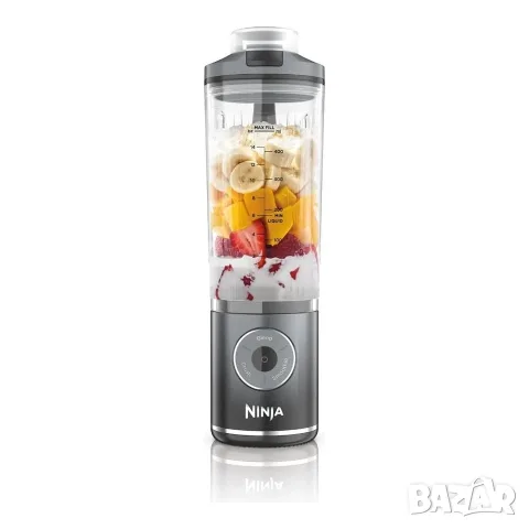 Блендер Ninja Blast Max BC251EUSL, 3 програми, Технология Auto-iQ, Преносим, Капацитет 570 мл