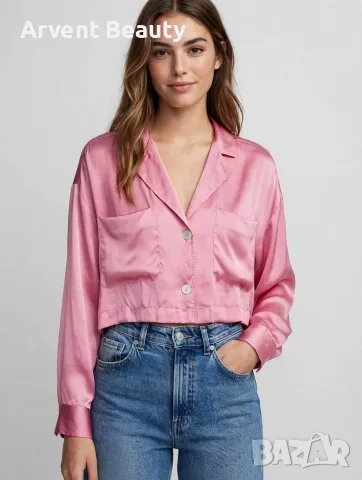 Дамска кроп риза ZARA 