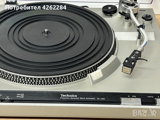 грамофон Technics-SL-220-отлично състояние, снимка 5 - Грамофони - 56687626