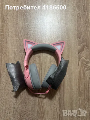 Гейминг слушалки Razer - Kraken Kitty V2, снимка 5 - Слушалки и портативни колонки - 56600753