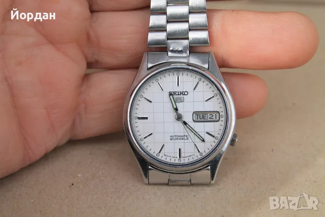 Японски мъжки ръчен автоматичен часовник ''Seiko 5'' 