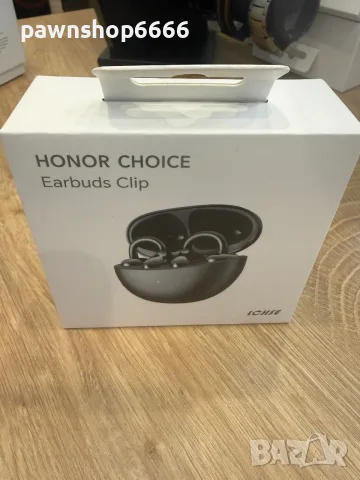 True wireless headphones HONOR CHOICE EARBUDS CLIP ACTIVE BLACK