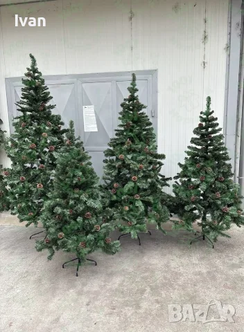 Коледна елха с шишарки Виена, снимка 2 - Декорация за дома - 56750502